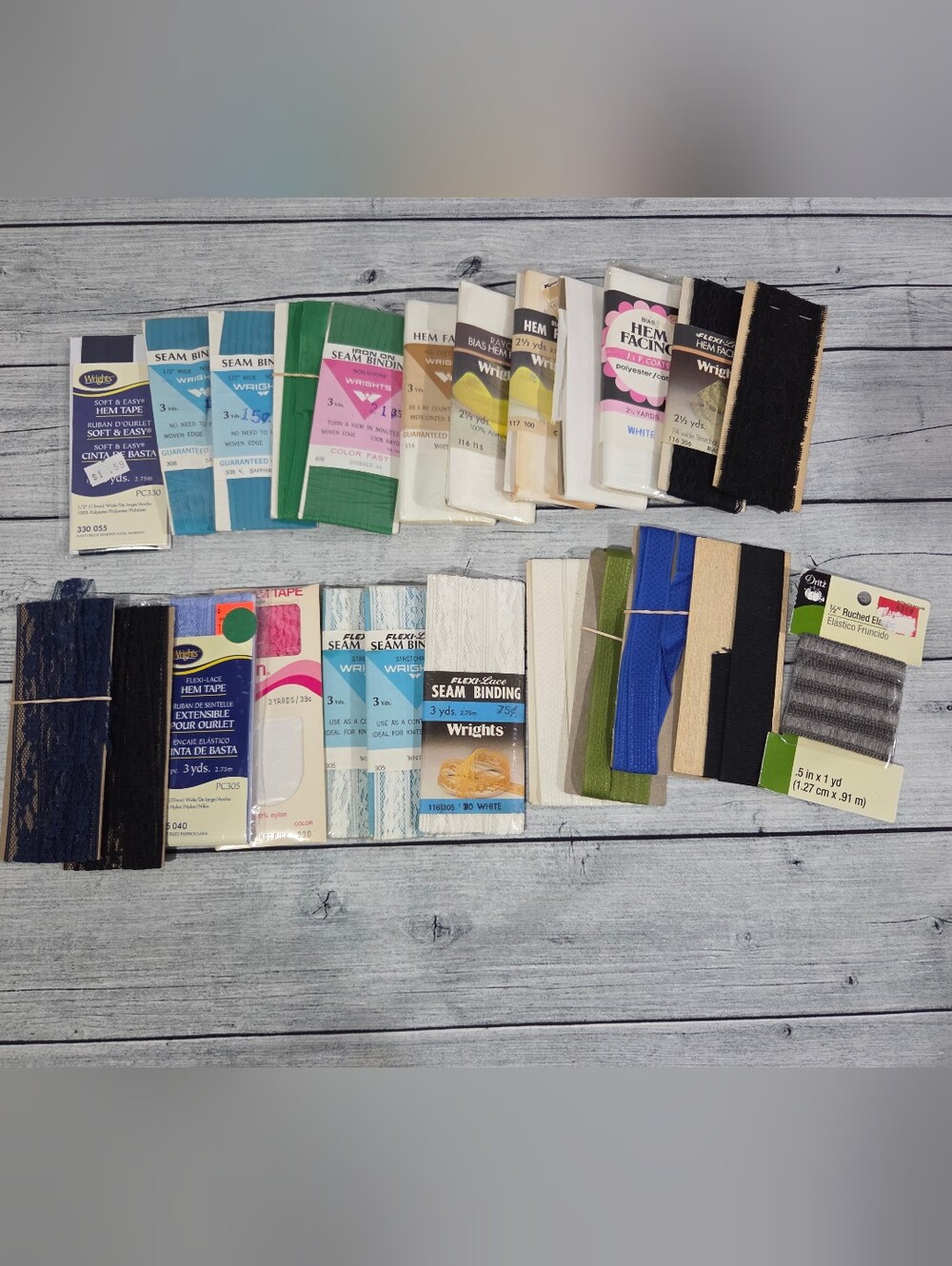 Lot of Assorted Hem Tape/Seam Binding